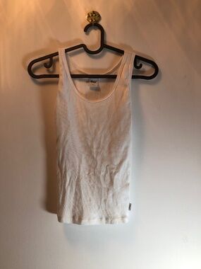 TNA - Women's Ribbed Tank Top with Scoop Neck (White)
